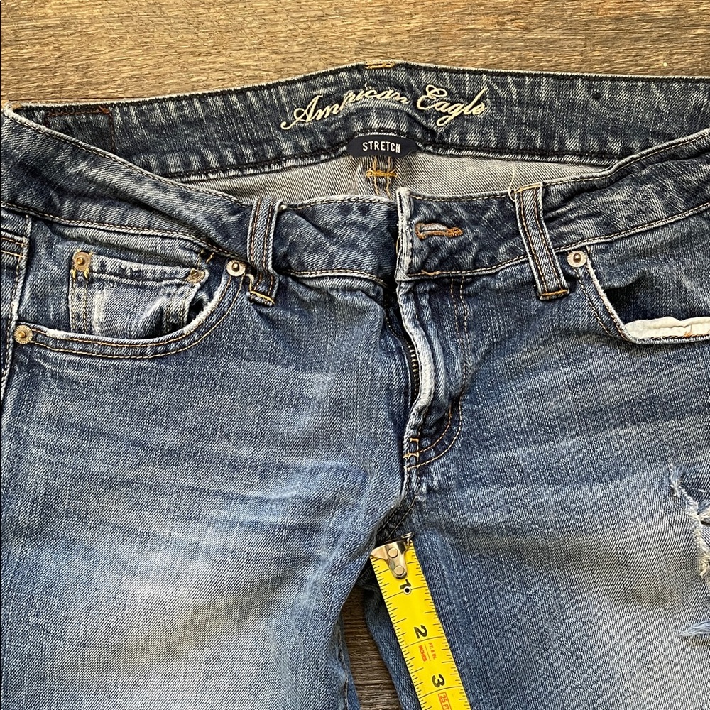 American Eagle Outfitters Dark Blue Denim Jeans